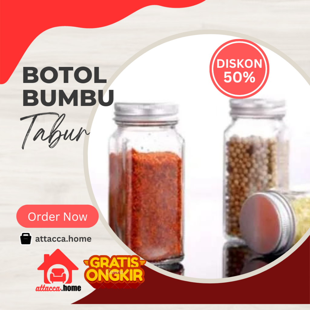 Botol Bumbu Kaca Tabur Wadah Saus Saos Kecap Garam Unik Toples Dapur Plastik Lucu Murah Terbaru