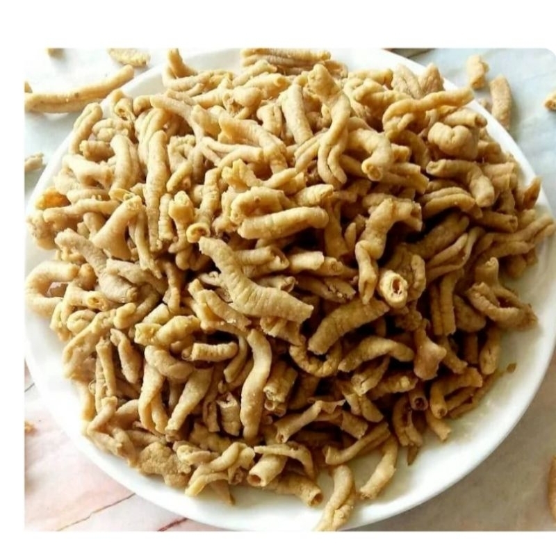 

kripik usus ayam,usus ayam krispi