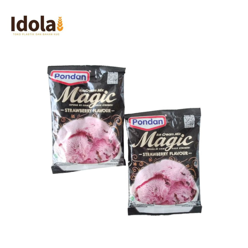 

Pondan ice cream magic strawberry 75gram