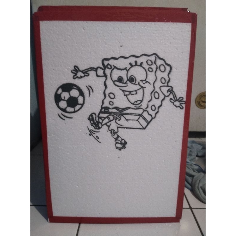 

sterofoam lukis anak/mewarnai sterofoam ukuran 33x50
