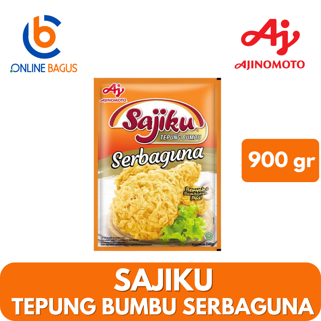 

Sajiku Tepung Bumbu Serbaguna 900 Gr