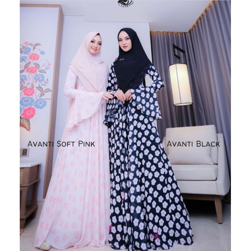 [[JOZA CLOTHING] GAMIS SET SYARI / DRESS ONLY PRINTING ORIGINAL " AVANTI " By Joza Clothing