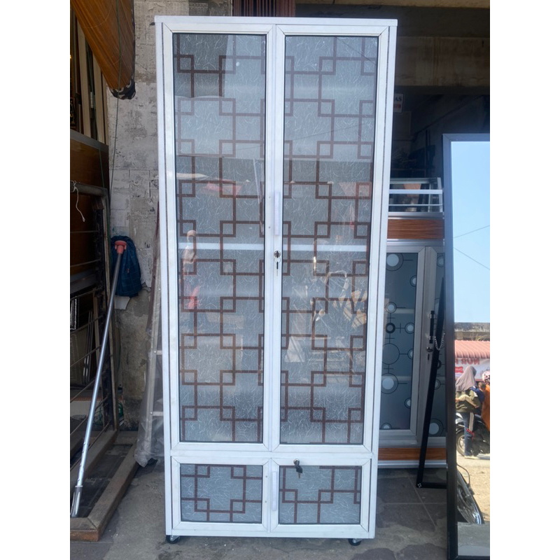 Lemari Rak Sepatu Aluminium