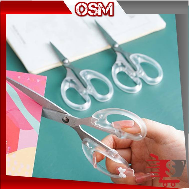 

OSM - H5920 Gunting Transparan Bening Multifungsi / Gunting Transparan / Gunting Kertas Transparan Pemotong Kertas Scrapbooking