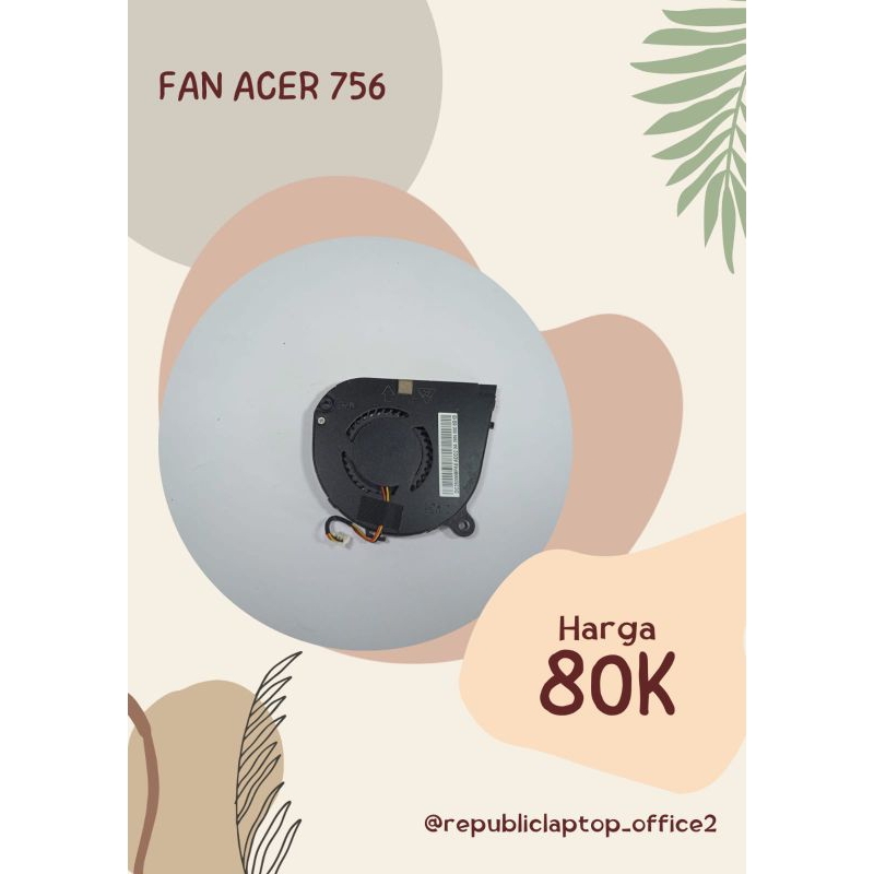 Fan Laptop Acer 756