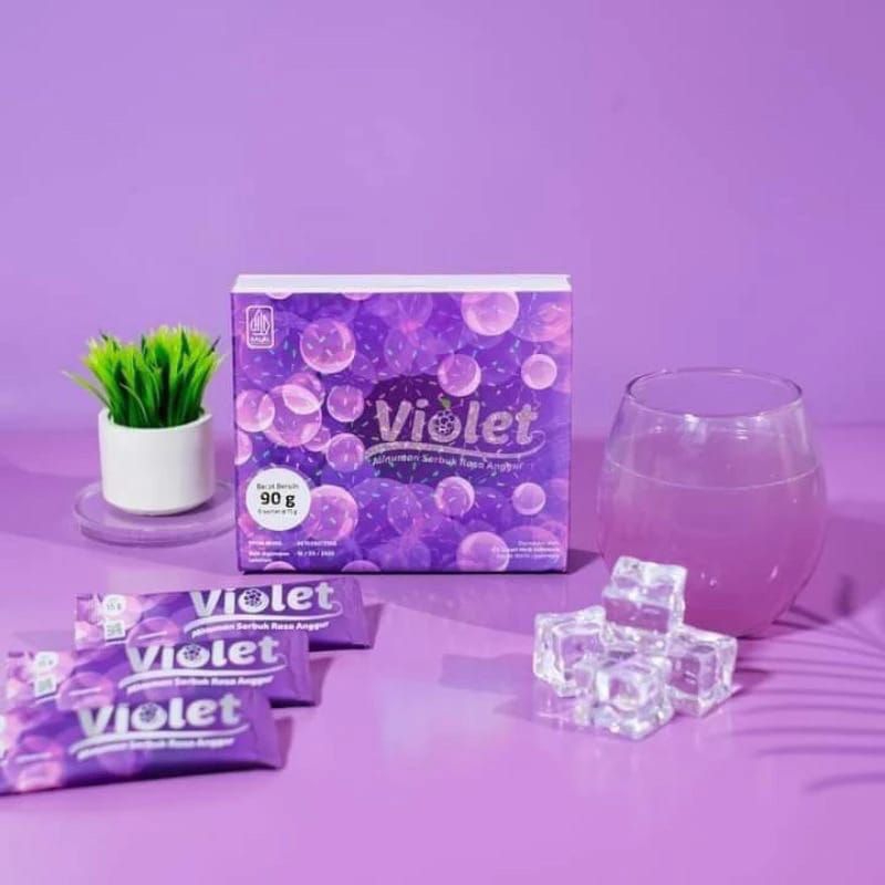 

Violet Minuman Collagen/Minuman pemutih sehat/Basu