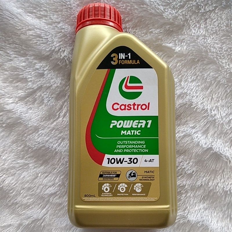 Oli castrol power 1 matic 10W-30 800ml ori CASTROL