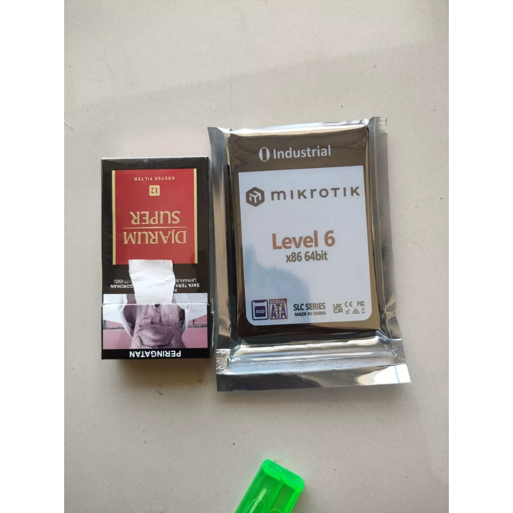 SSD MIKROTIK LICENSI LEVEL 6, Mikrotik dom sata ssd lisensi level 6 x86 64bit bebas upgrade downgrad