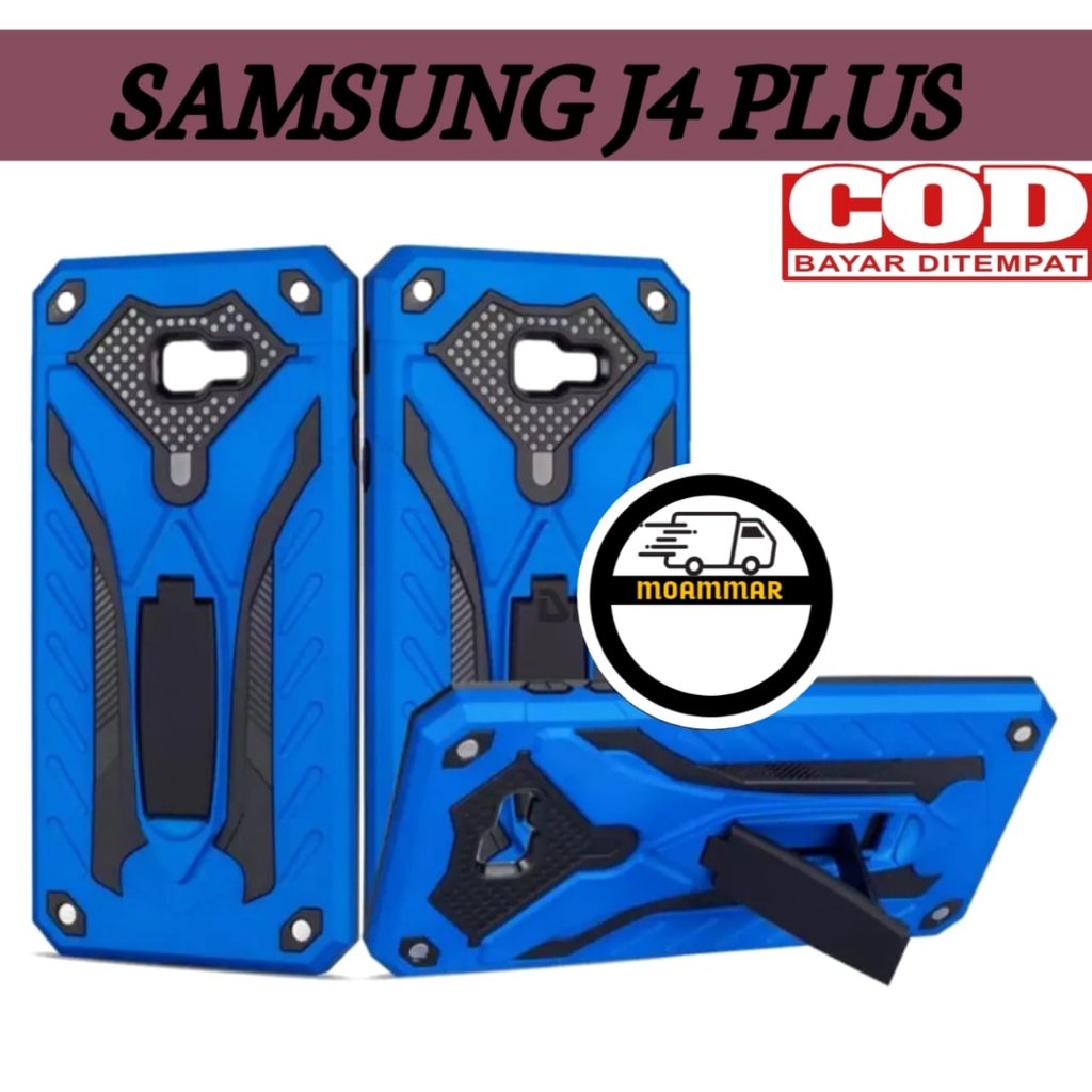 FOR ( SAMSUNG J4 PLUS ) Casing/Hardcase Phantom Robot Kick Standing