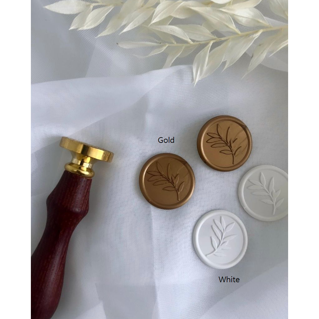 

GERALDINE / Wax Seal Sticker Undangan Vintage / Tanpa Minimum / 1 Pcs/ Termasuk Double tape / Lilin Wax Seal Vintage