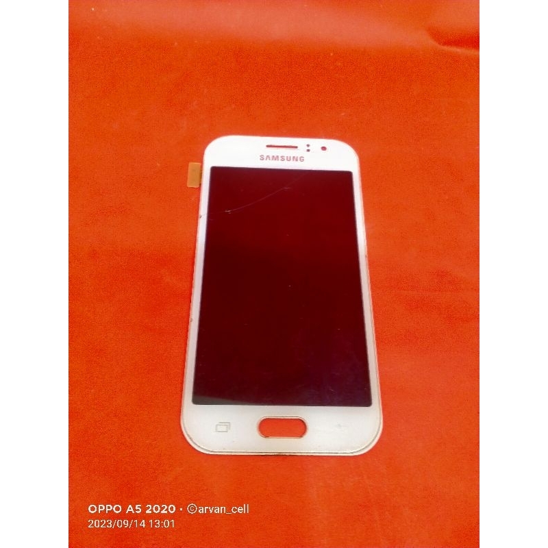 LCD SENTUH SAMSUNG J1 ACE COPOTAN ORI