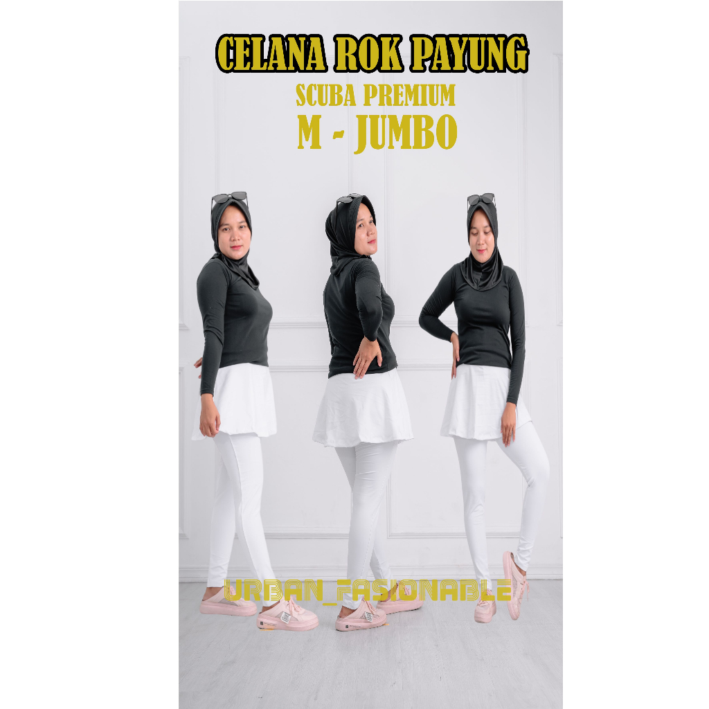 Celana Senam Rok Payung Olahraga Wanita