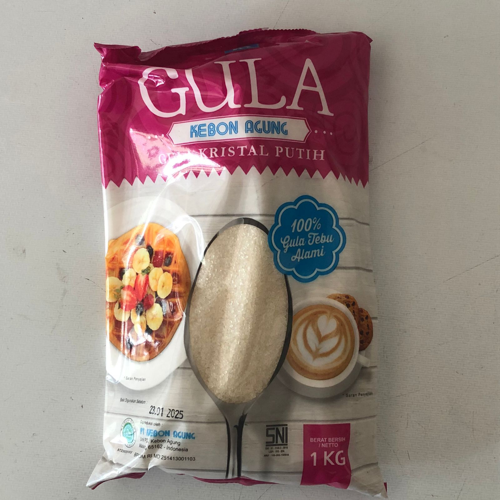 

Gula Kebon Agung Putih 1kg