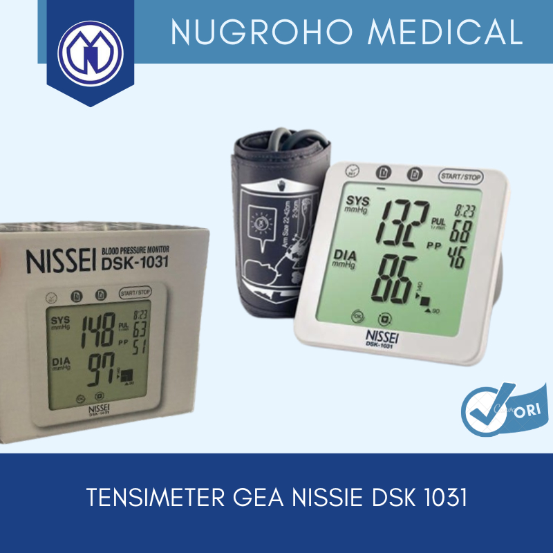 TENSIMETER NISSEI DSK-1031 JAPAN tensi digital gea nissei