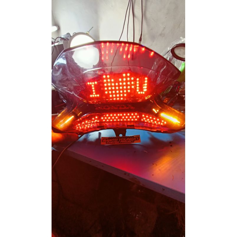 Stoplamp Running Honda PCX 150 Lokal PNP 10Mode Running.