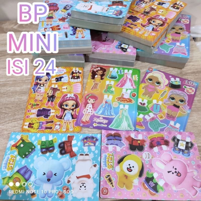 ( ISI 24 ) MAINAN BP BONGKAR PASANG BONEKA KERTAS