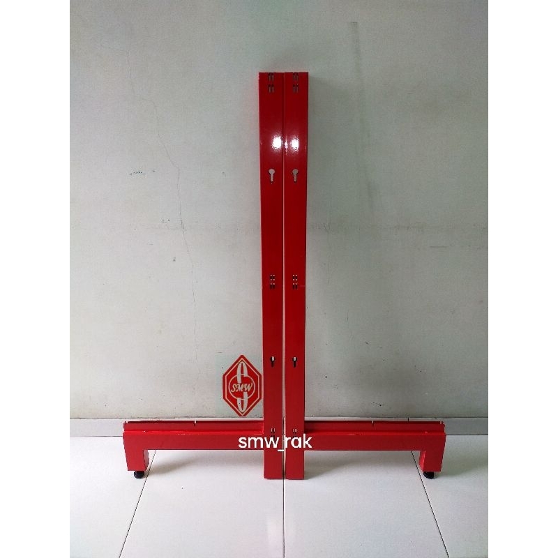 Tiang Single Rak Gondola Supermarket/ Minimarket T.120xL.45cm
