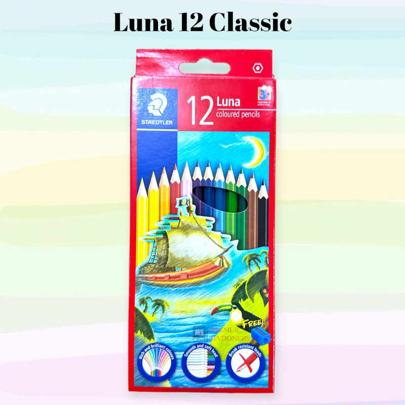 

Pensil Warna Staedler Luna Panjang 12 Classic