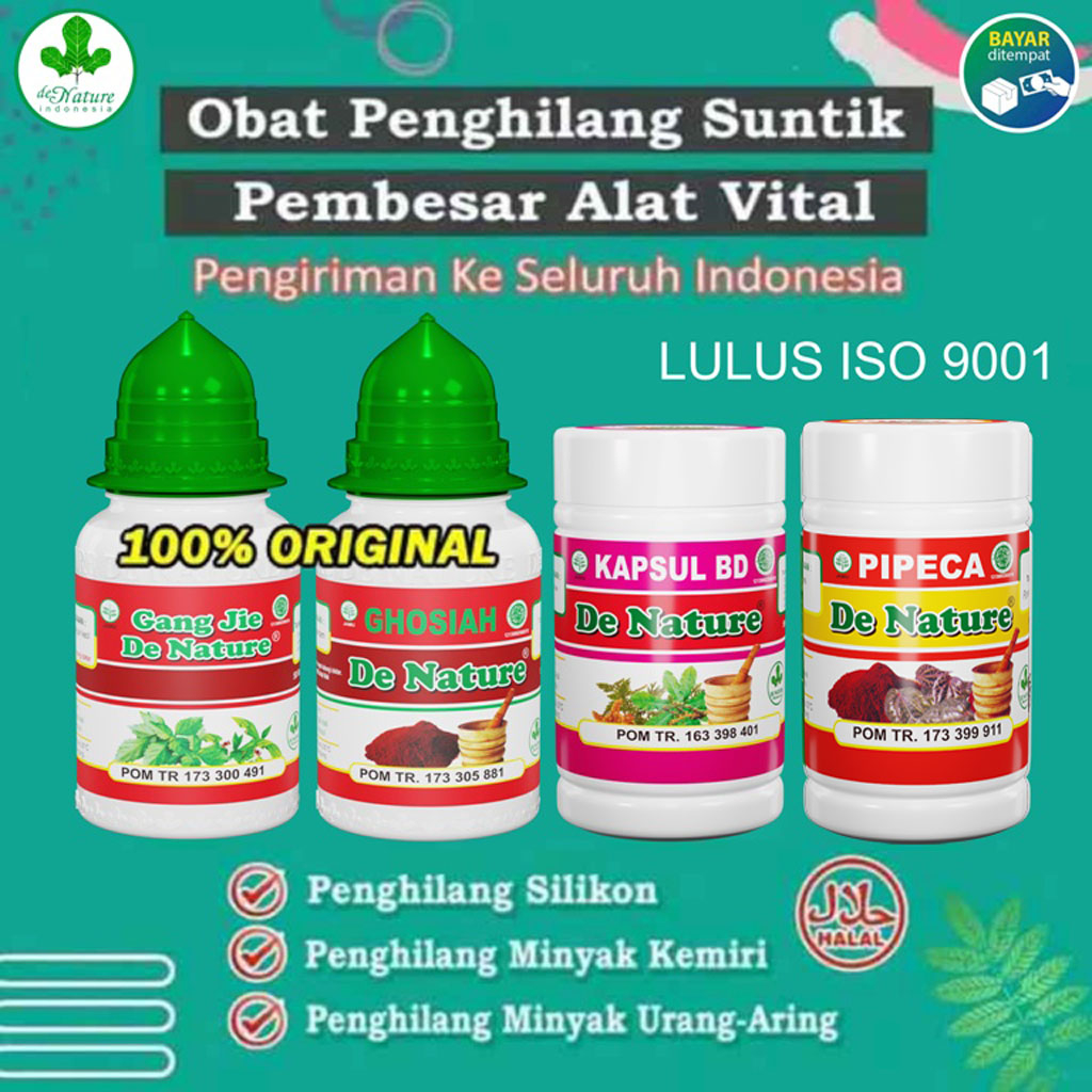 Obat Penghilang Peluntur Suntik SILIKON FILLER MINYAK KEMIRI URANG ARING Luka Pada Kelamin Hidung Bi