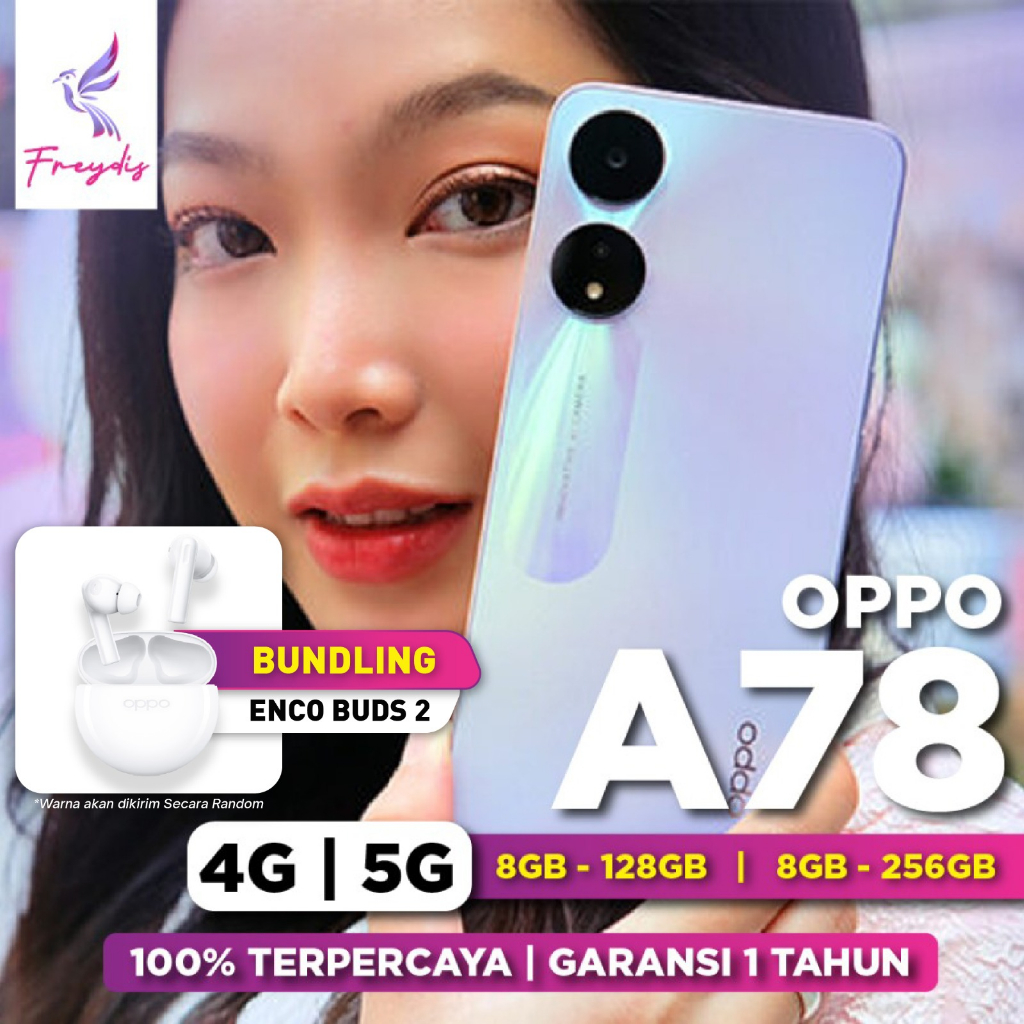 OPPO A78 5G 8/128 8/256 GB RAM 8 ROM 128 256 8GB 128GB 256GB HP Smartphone Android