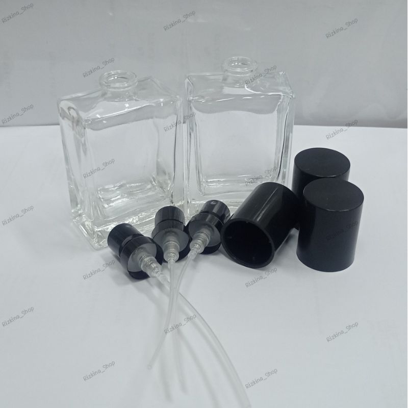 Botol Hermess 30ml Tutup Hitam model PRESS