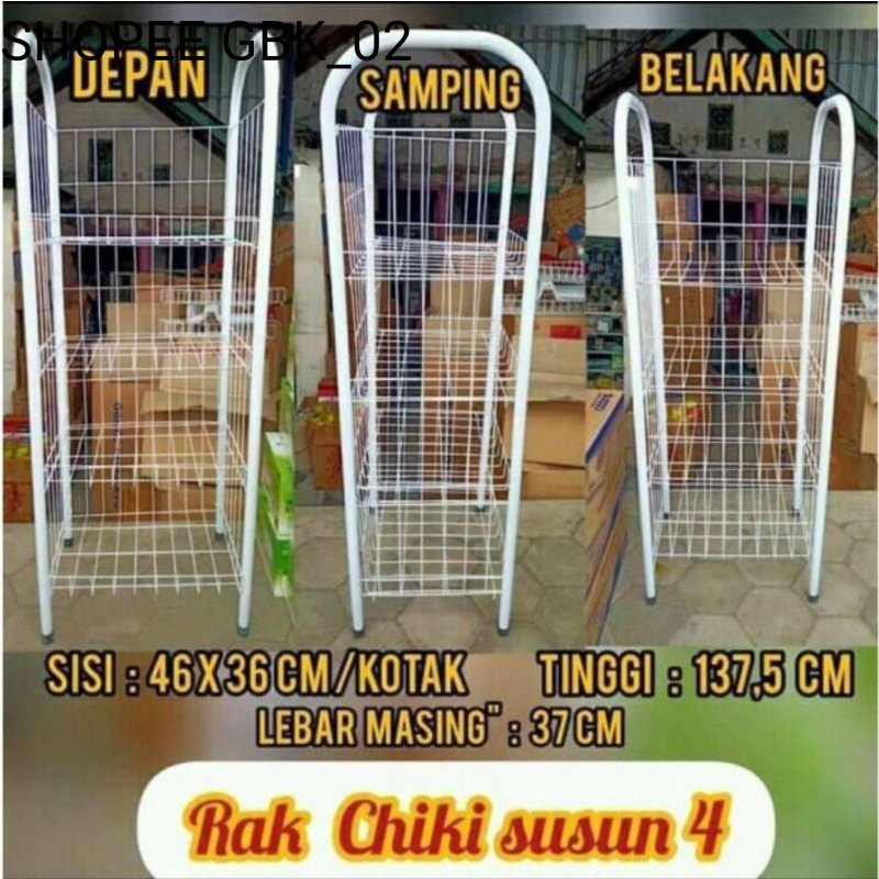 RAK CIKI RAK CHIKI SERBAGUNA JUMBO RAK SNACK JAJANAN