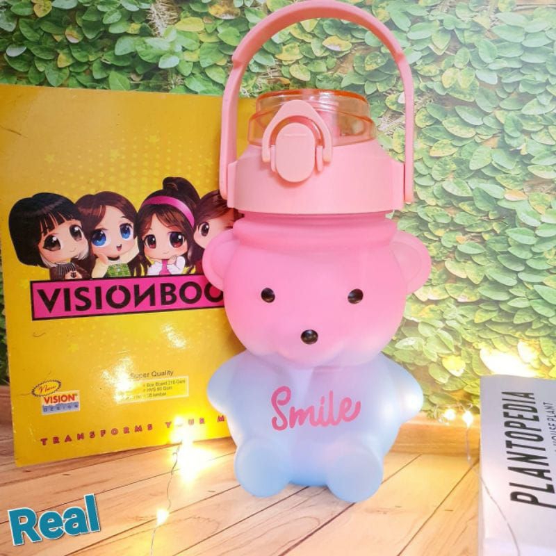 2574 botol minum viral gradasi beruang