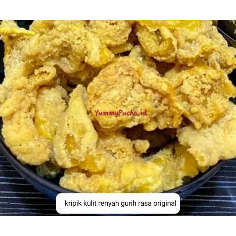 

Keripik kulit Ayam 100gr Renyah dan Gurih