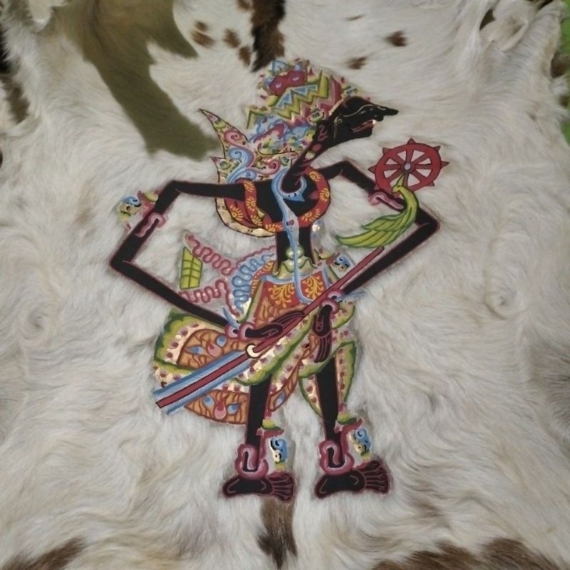 lukisan wayang dewa krisna