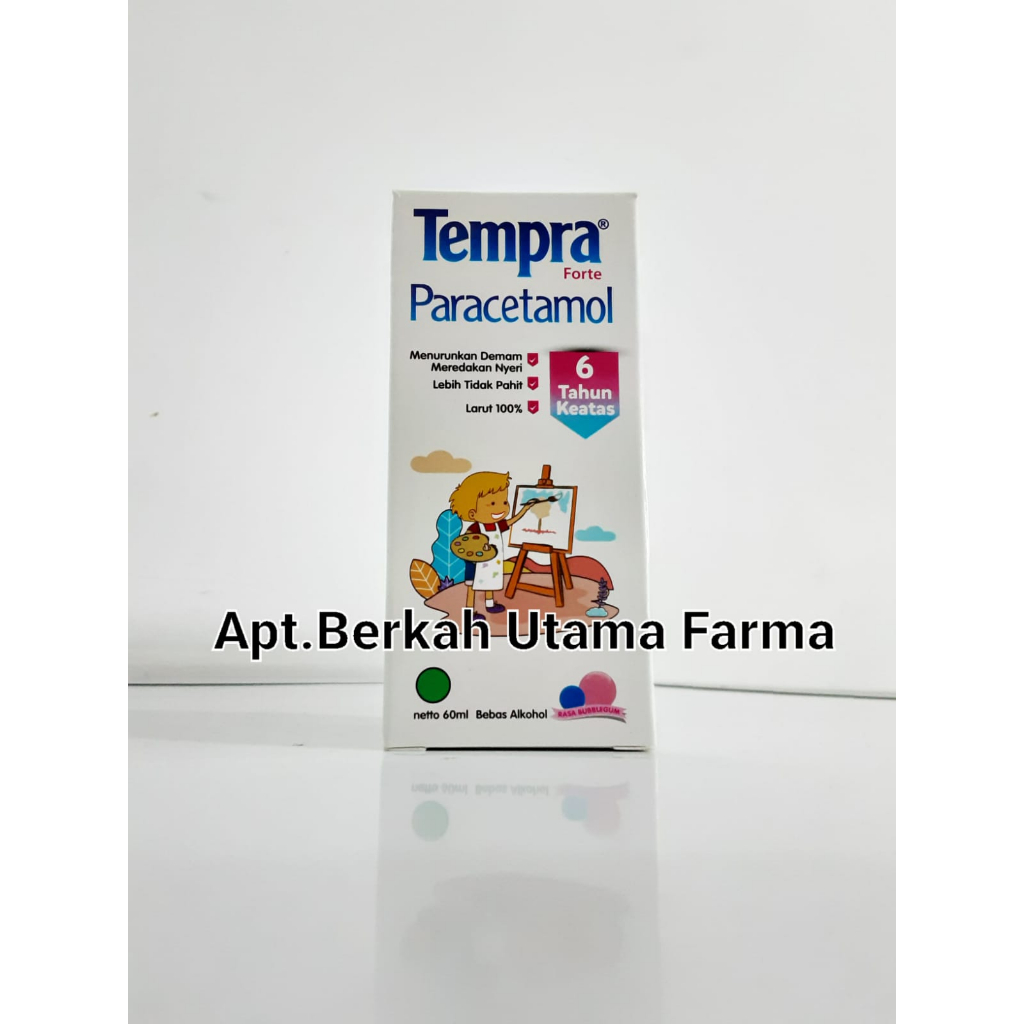 Tempra Forte Syrup Rasa Bubble Gum 60 ml