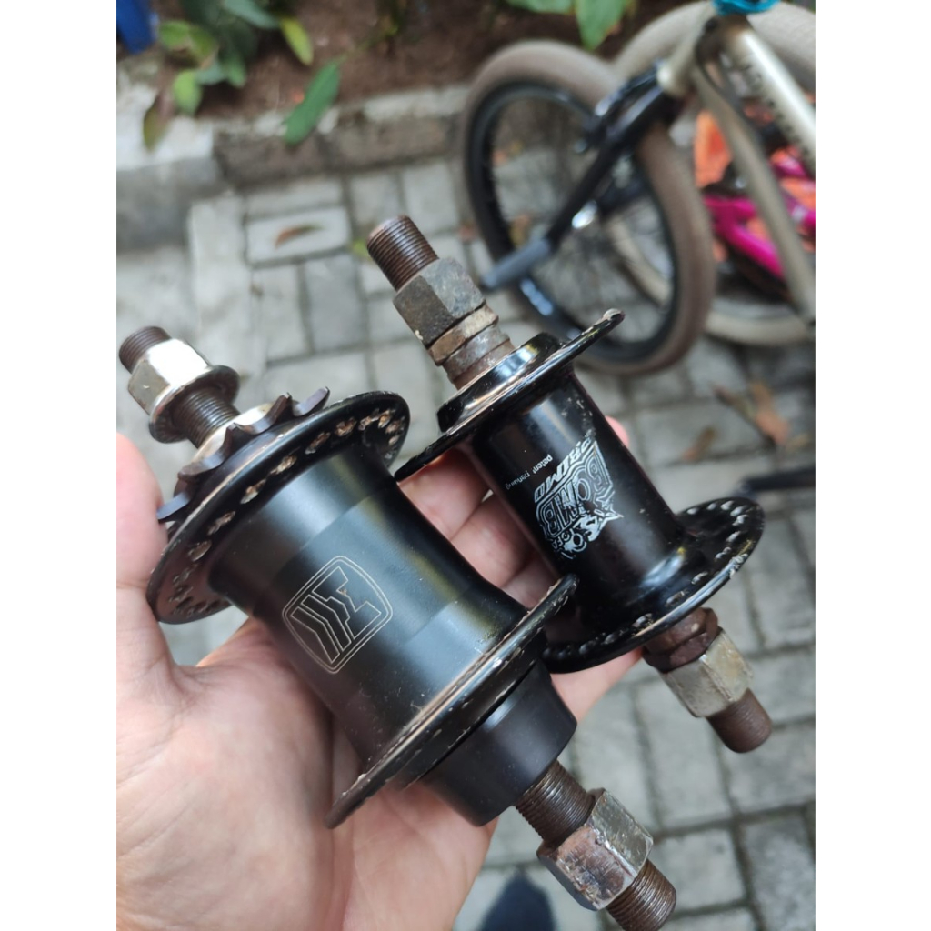 Haro Turbine Freecoaster BMX Hub dan Front Hub Primo Son Of A Bomb Midschool