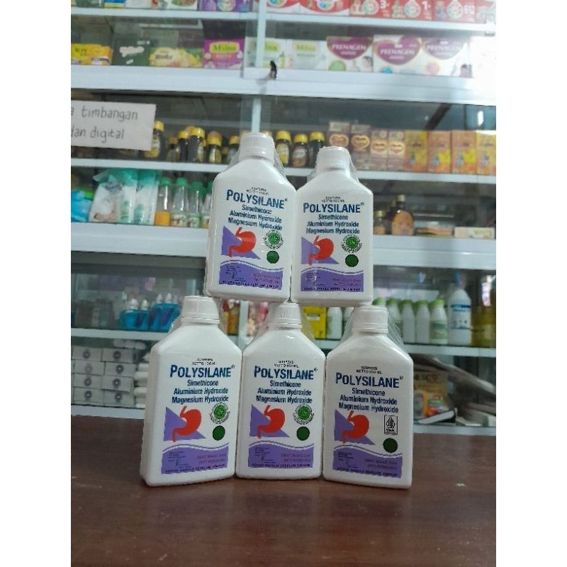 

Polysilane syrup obat maag 100 ml.