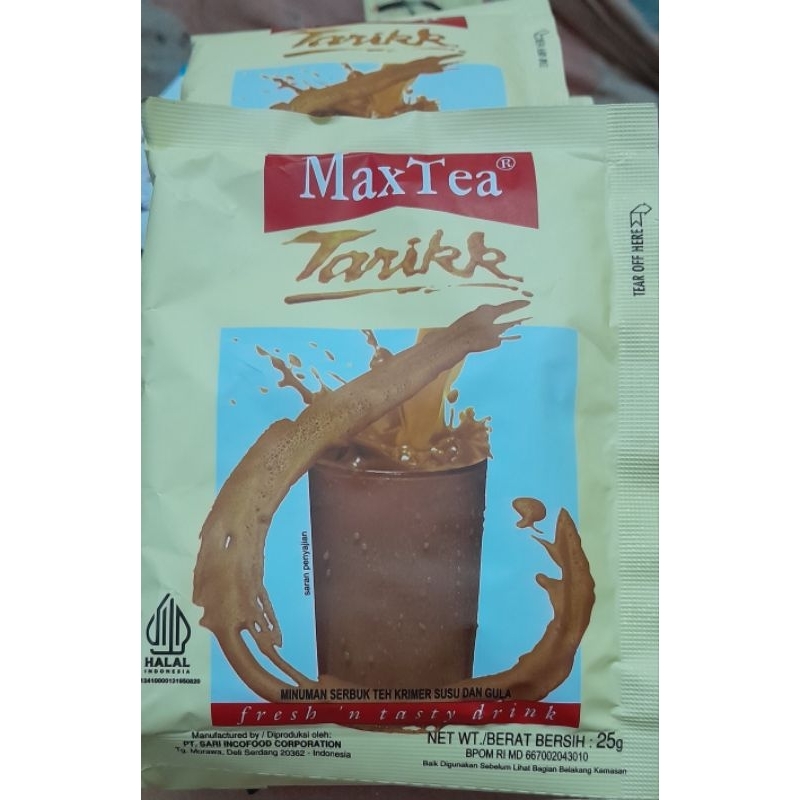 

Max Tea Tarikk - 1 Renteng (isi 10 pcs)