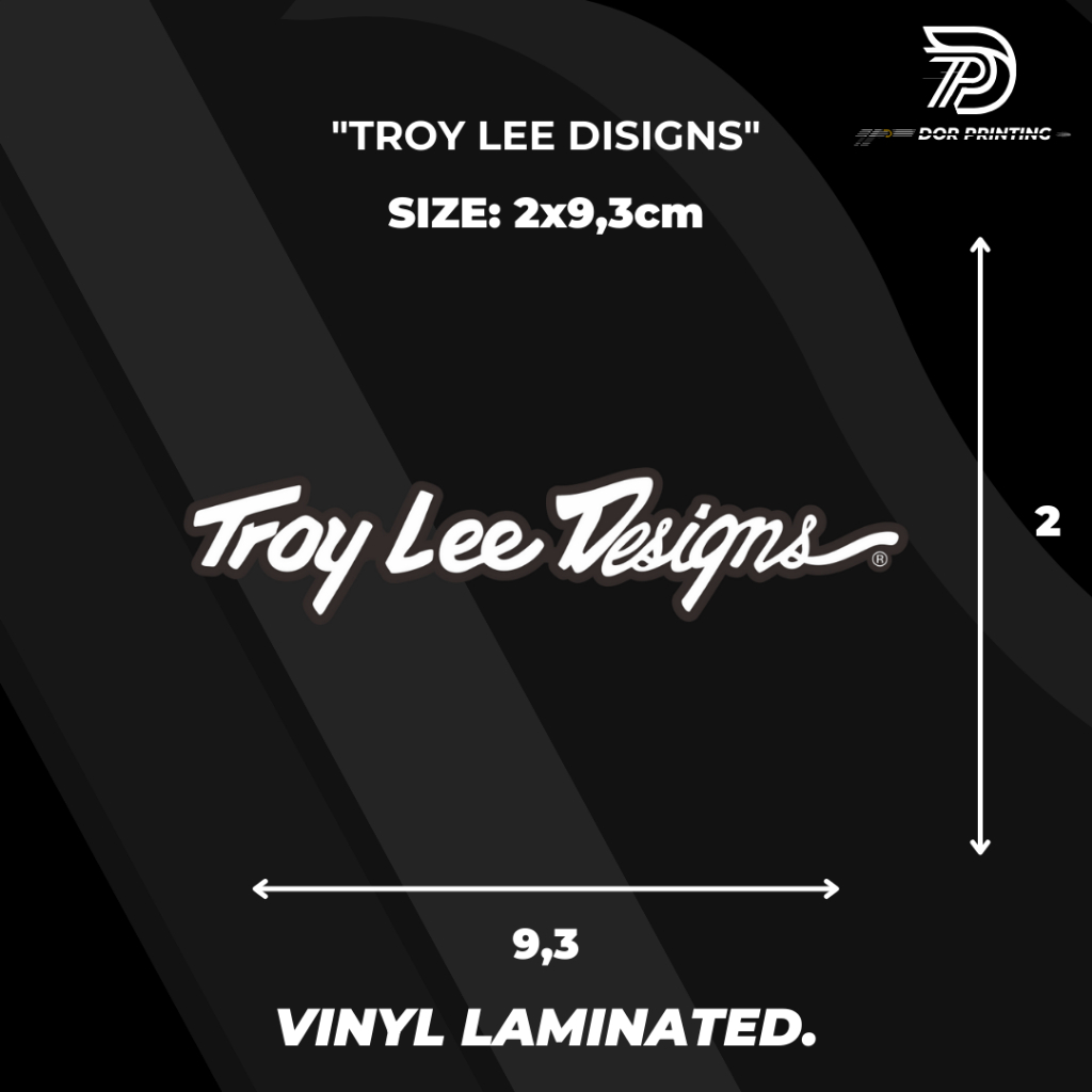 

STICKER/ TROY LEE DISIGNS VIRALL KEREN LOGO TROY LEE DISIGNS