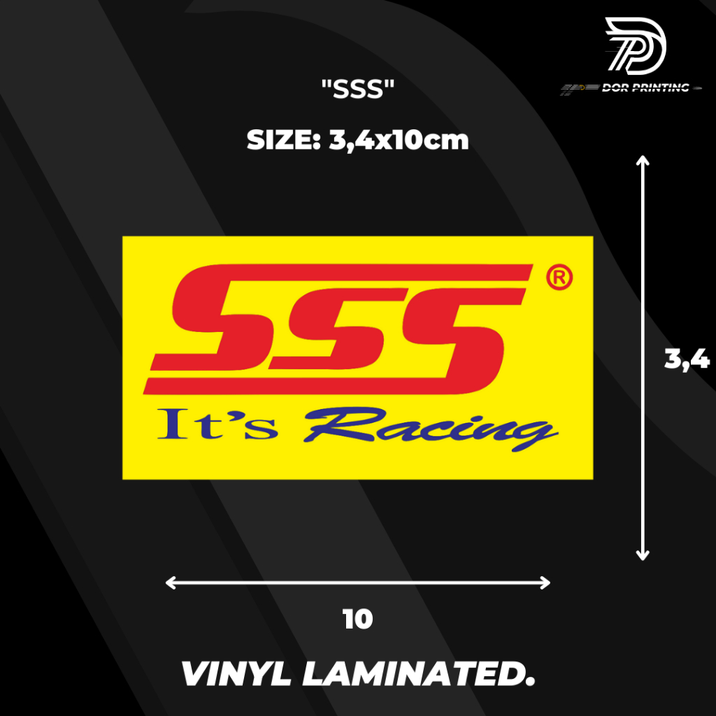 

STICKER/ SSS VIRALL KEREN LOGO SSS