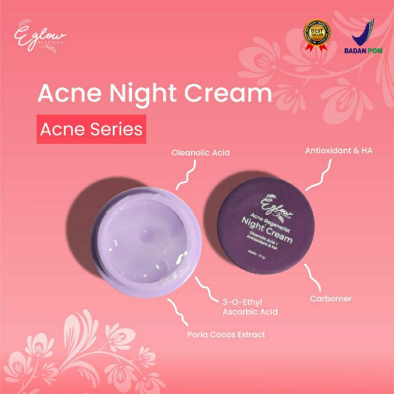 Cream Eglow Platinum Ecer Day & Night Cream