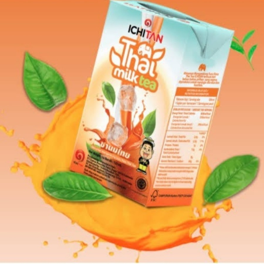 ICHITAN THAI MILK TEA KEMASAN TETRA PACK 125 ML | 1PCS