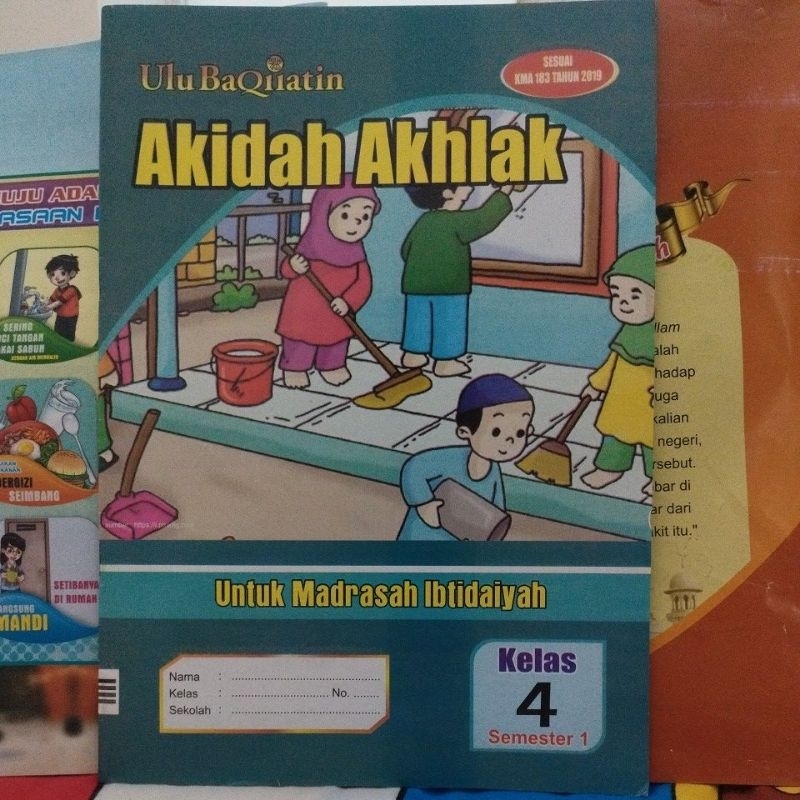 LKS AKIDAH AKHLAK UNTUK MI KELAS 4 SEMESTER 1