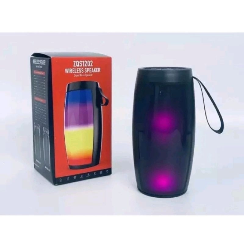 Speaker bluetooth portabel ZQS-1202 Speaker LED portabel
