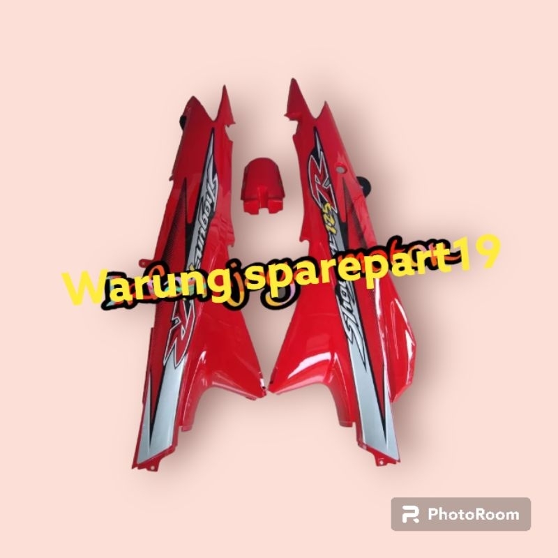 BODY BELAKANG SHOGUN R 125 LAMA MERAH