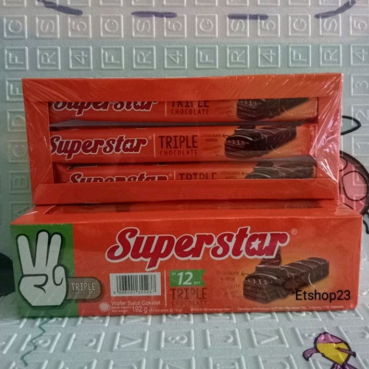 

Superstar Triple Chocolate isi 12 pcs