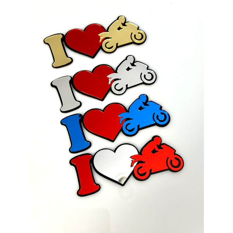 Emblem Motor/Emblem Timbul / Love/Drive