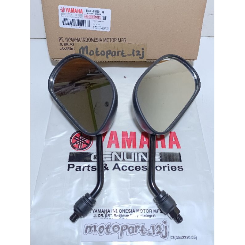 Kaca Spion (5MX) Spion Universal Yamaha Mio Jupiter MX Jupiter Z Vixion Vega ZR Xeon asli Ori