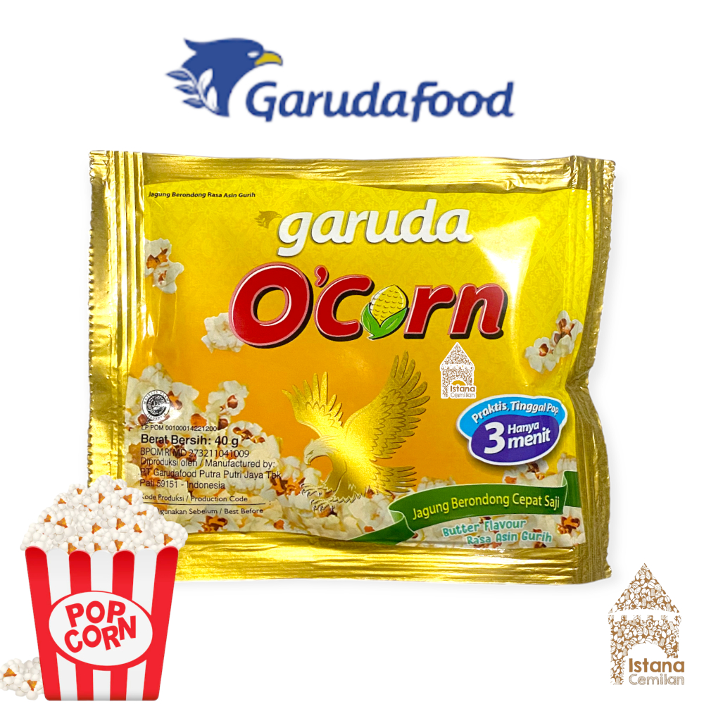 Leo Garuda O'Corn / O Corn Popcorn Jagung Berondong 40 Gram