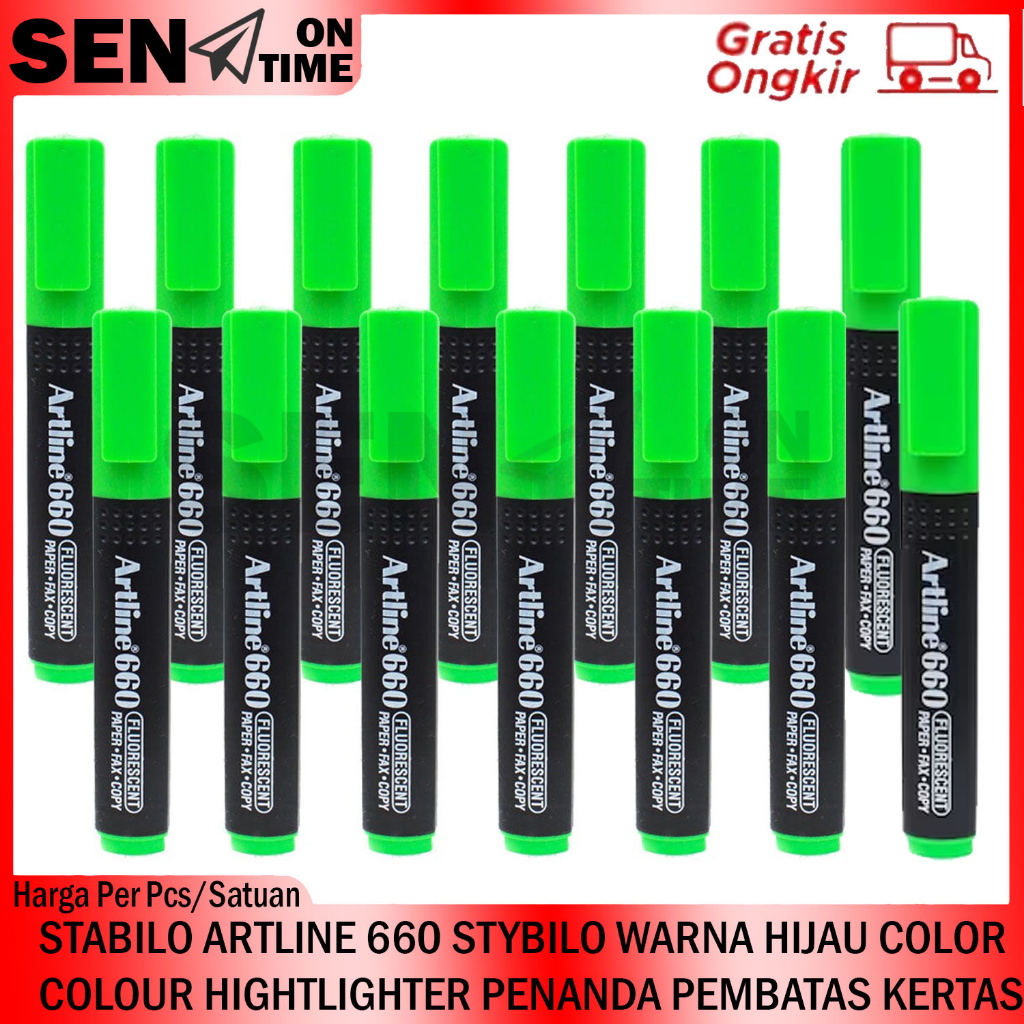 

STABILO ARTLINE 660 STABYLO HIJAU IJO IJAU HIGHLIGHT HIGHLIGHTER TEXTLINER PENANDA KERTAS BEWARNA BENTUK PEN PENA CORETAN WARNA WARNI PASTEL CORET TANDA PAPER PULPEN BOLPEN STABILLO BEWARNA PEMBERI WARNAA TRANSPARAN PADA TULIS TULISAN BUKU