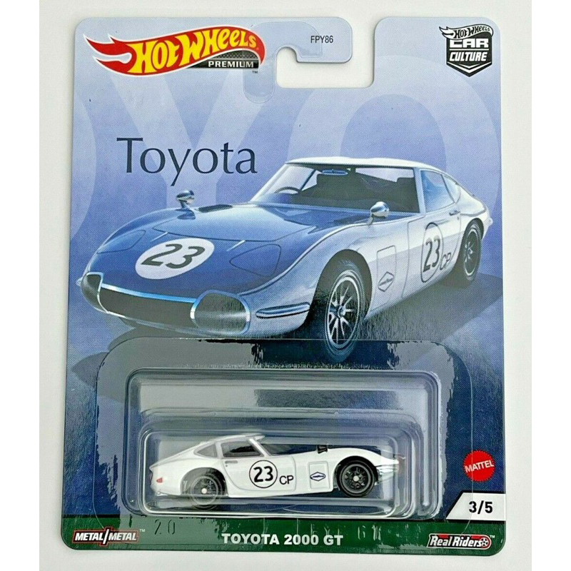 HOTWHEELS CAR CULTURE TOYOTA 2000GT PREMIUM CARD
