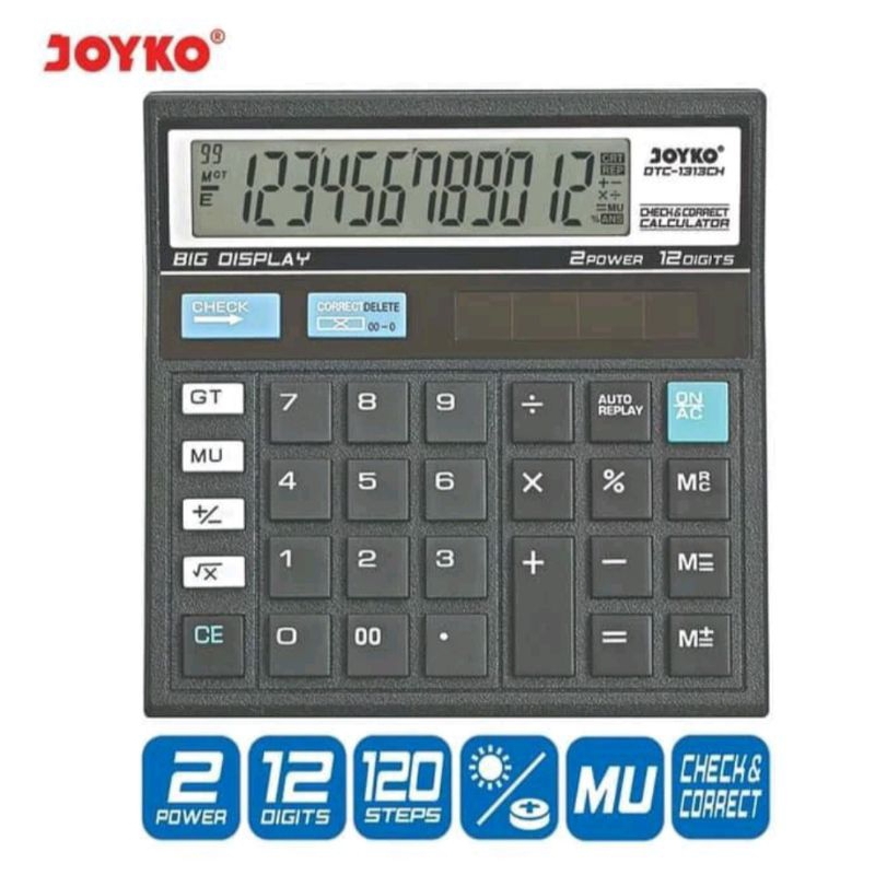 

Kalkulator elekronik JOYKO 12 digits DTC-1313CH