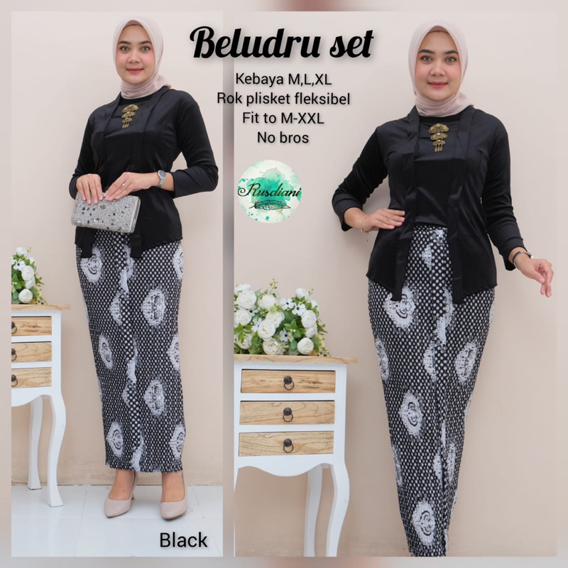 KEBAYA BLUDRU SET ONESET KEBAYA BLUDRU KEKINIAN KEBAYA BLUDRU KUTUBARU