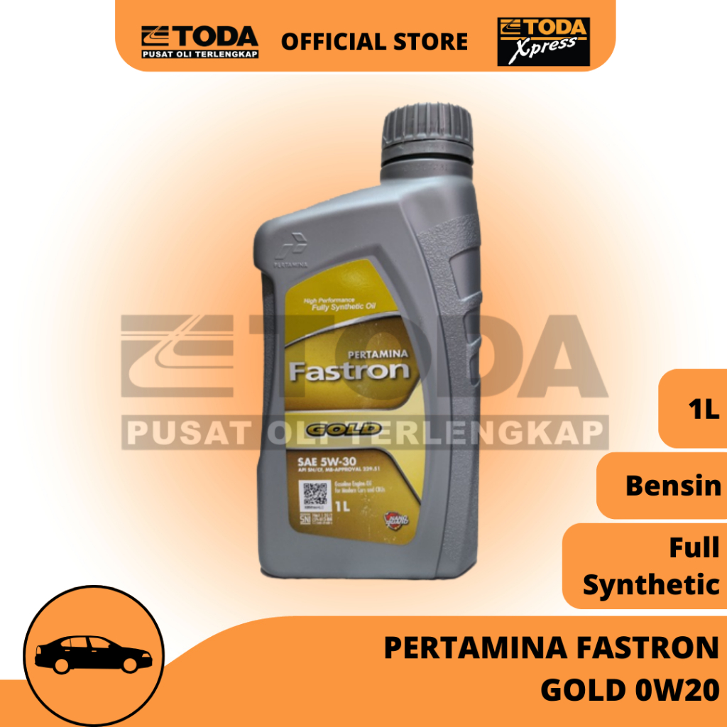 Oli Pertamina Fastron Gold 0W20 API SN/GF-5 1L Oli Mesin Mobil Original
