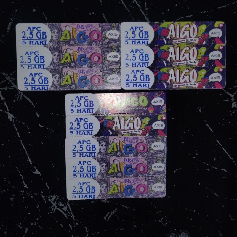 VOUCHER AXIS AIGO 2,5GB 5HARI